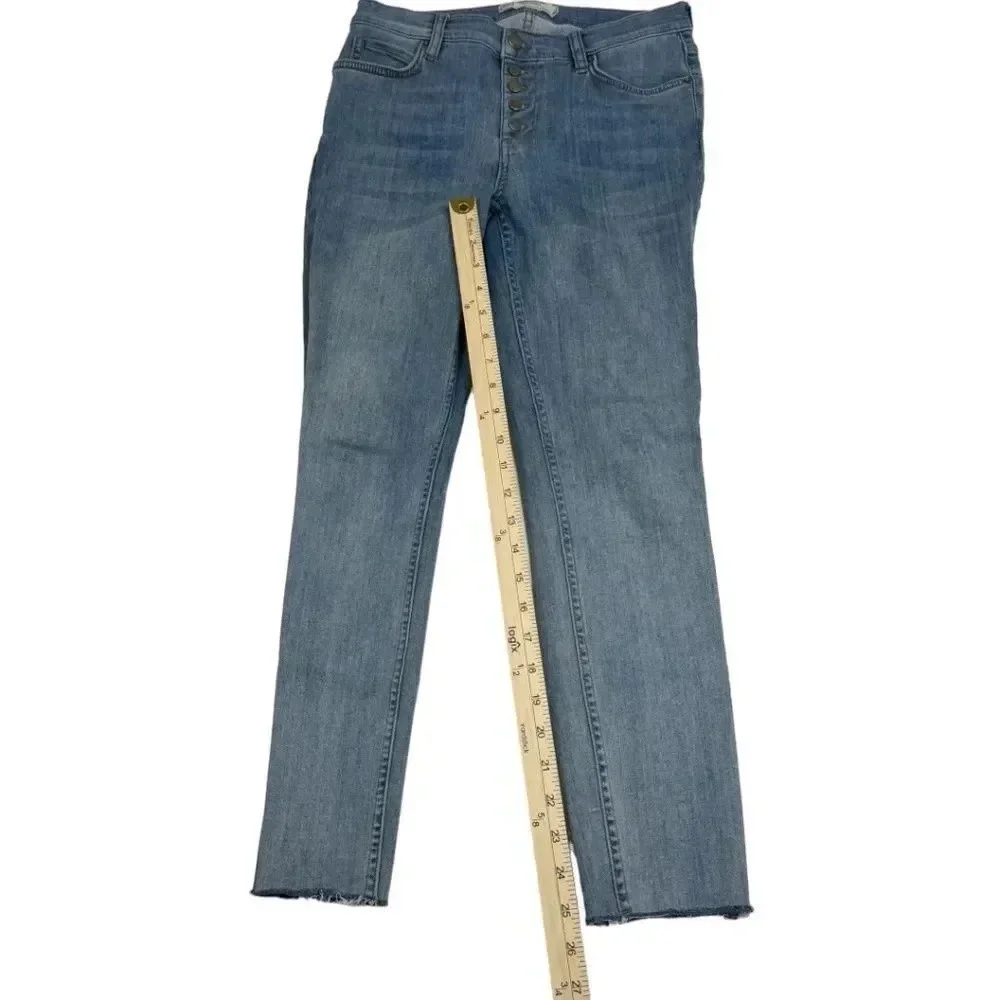 Free People Button Fly Raw Hem Jeans - Picture 10 of 10